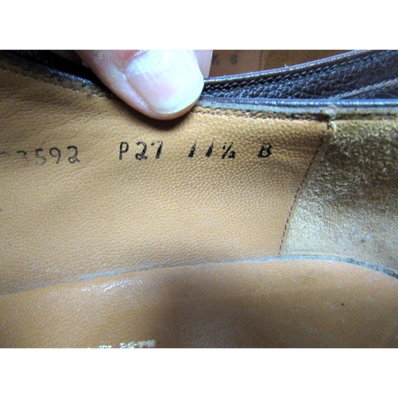 Salvatore Ferragamo Studio men\'s size 11.5 B Brown leather oxfords main image 7